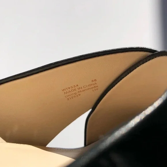 New Cole Haan Dakota Criss Cross Black Leather Sandals 8B - Picture 9 of 9